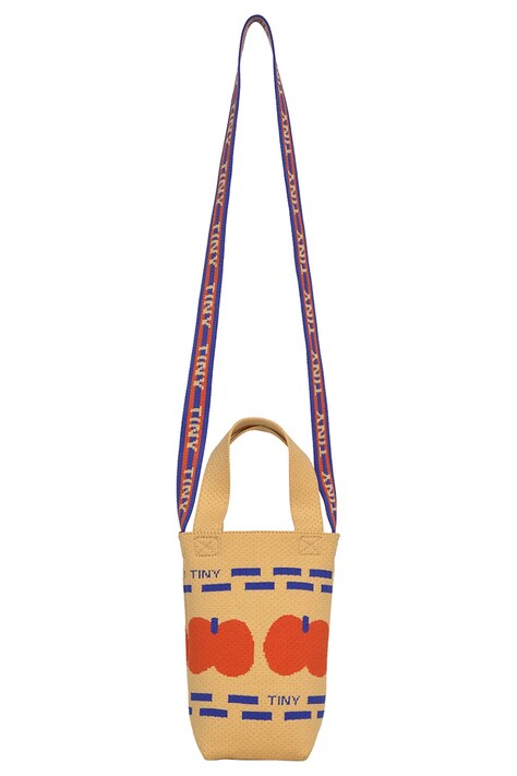 Детска чанта Tinycottons TANGERINES SMALL TOTE BAG в бежово SS25-390