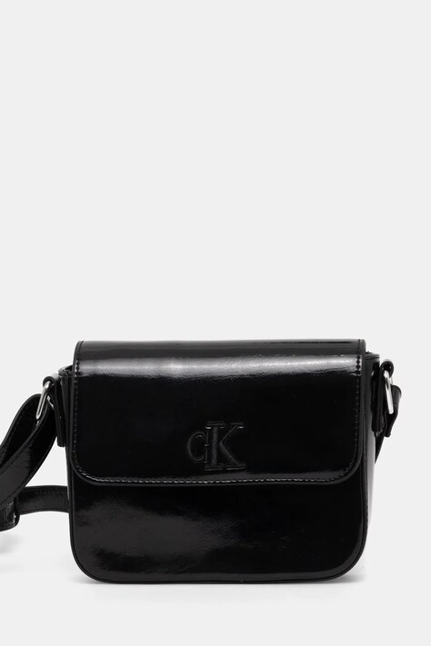 Calvin Klein Jeans borsetă Girl culoarea negru, IU0IU00688