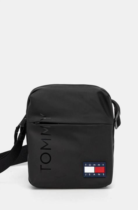 Tommy Jeans borsetă culoarea negru, AM0AM12902