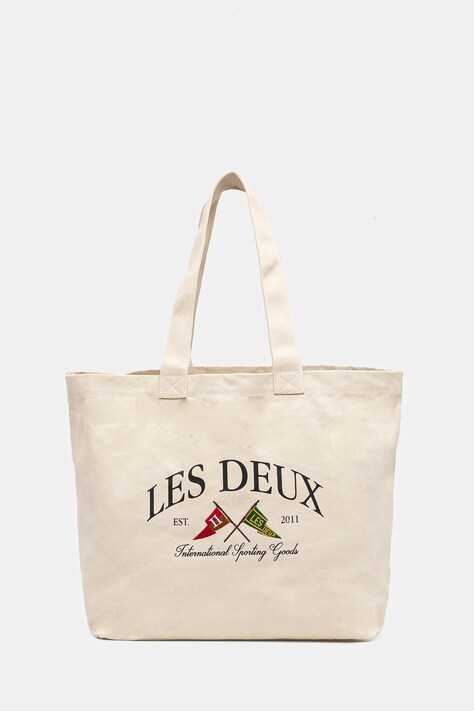 Les Deux borsa colore beige LDM940109