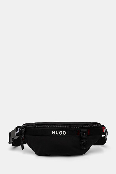 Сумка на пояс HUGO колір чорний 50536023