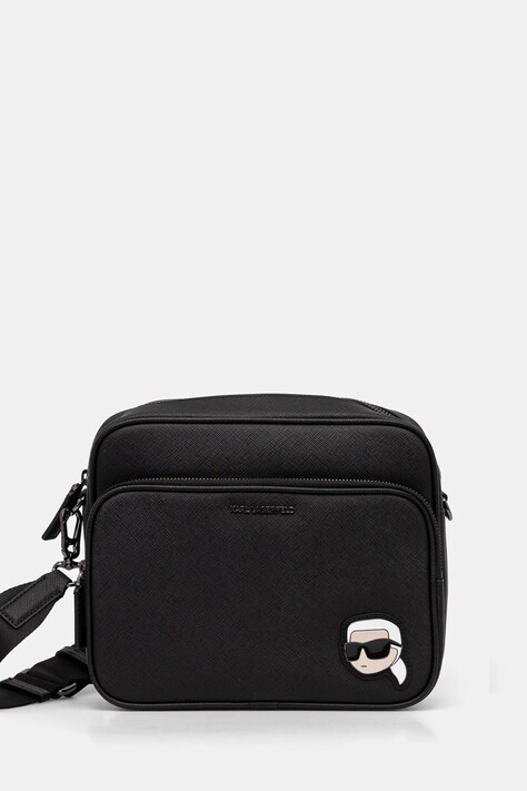 Karl Lagerfeld borsetă K/IKON culoarea negru, A1M30075