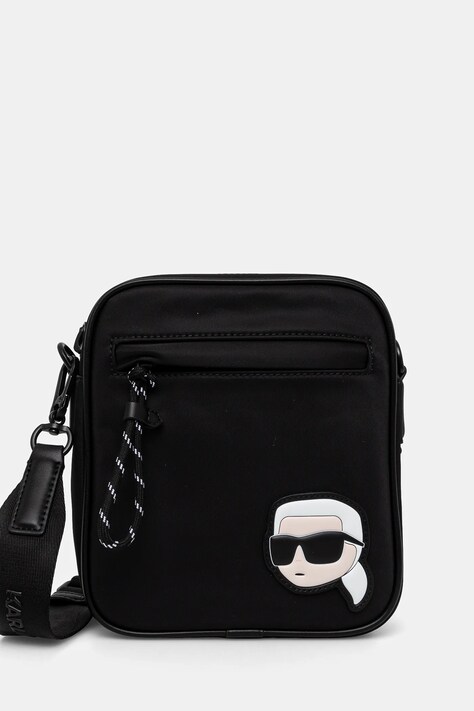 Karl Lagerfeld borsetă K/IKON culoarea negru, A1M30402