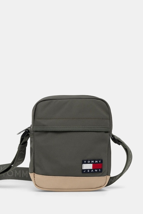 Torba Tommy Jeans boja: zelena, AM0AM13265