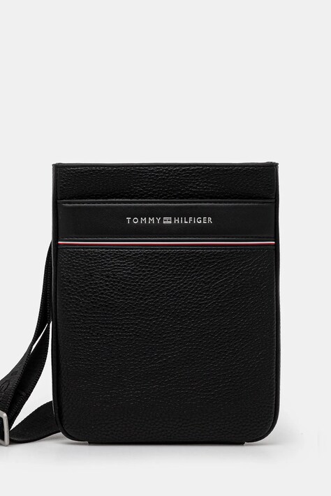 Tommy Hilfiger borseta culoarea negru, AM0AM13113