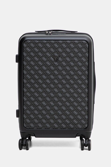 Guess valiză VERONA  55,5x37x22 cm culoarea negru, TMVELG P4301