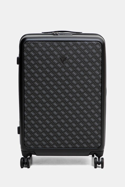 Guess valiză VERONA  67x45x26,5 cm culoarea negru, TMVELG P4302
