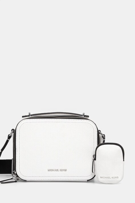 Шкіряна сумка Michael Kors колір білий 33R5LHDM5L