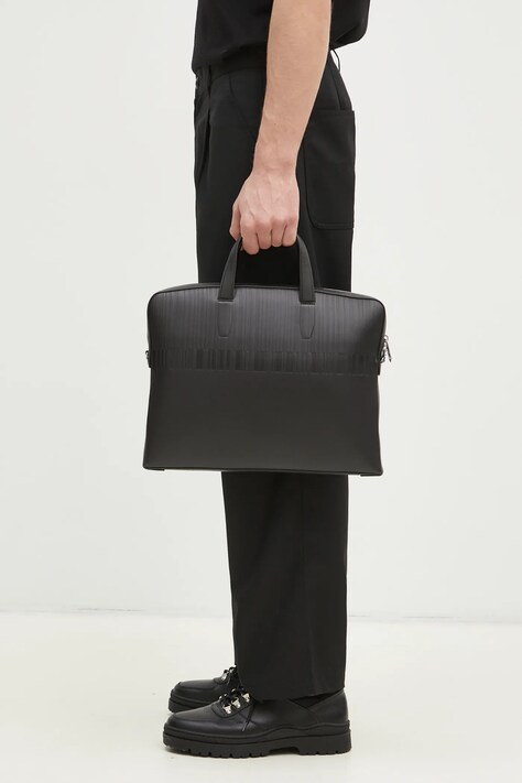 Paul Smith torba na laptopa kolor brązowy M1A-8023-PEMBOS