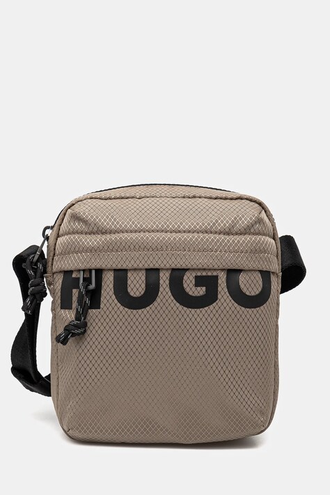 Сумка HUGO чоловіча колір зелений 50541918