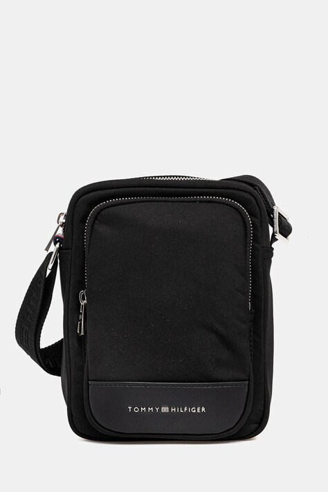 Tommy Hilfiger borseta culoarea negru, AM0AM13190