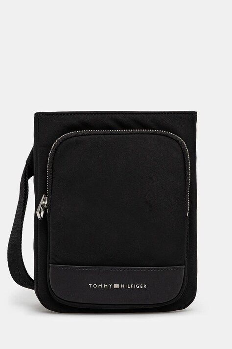 Ledvinka Tommy Hilfiger černá barva, AM0AM13193
