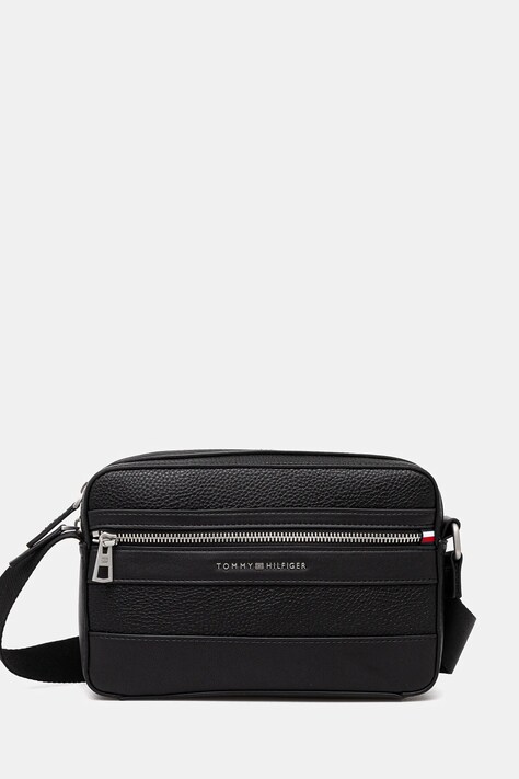 Ledvinka Tommy Hilfiger černá barva, AM0AM13207