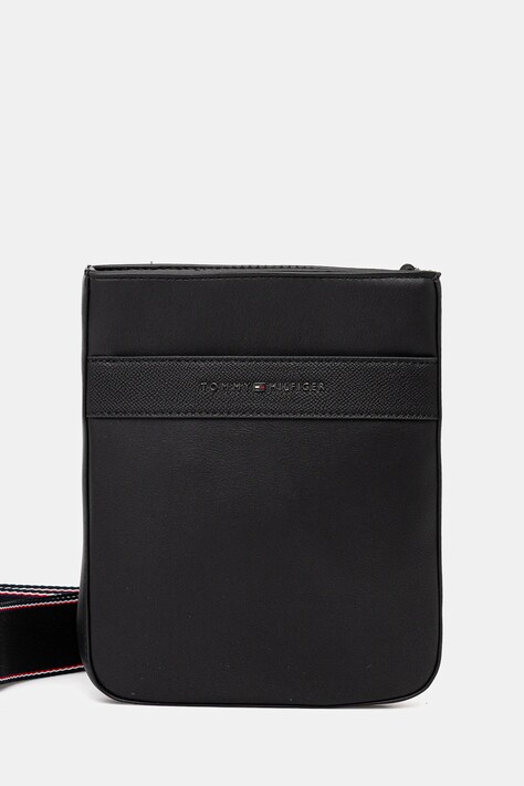Tommy Hilfiger borseta culoarea negru, AM0AM13225