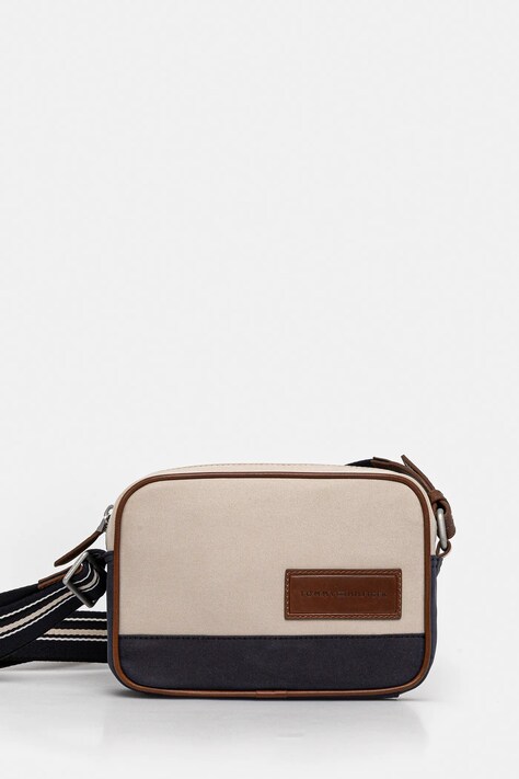 Tommy Hilfiger borseta culoarea bej, AM0AM13366