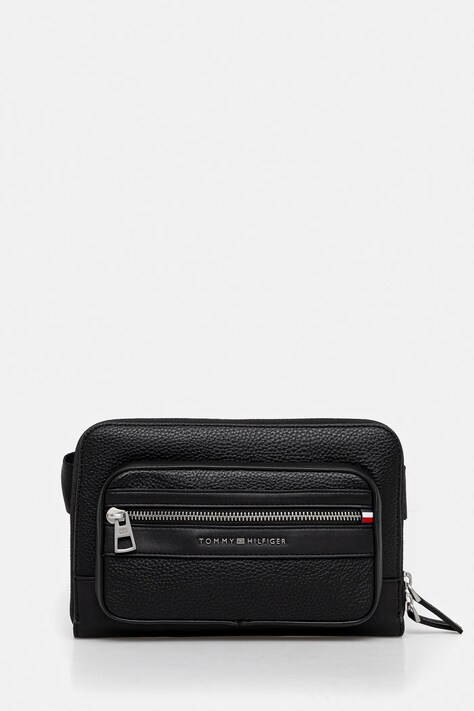 Tommy Hilfiger borseta culoarea negru, AM0AM13352