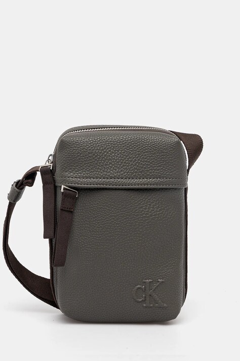 Calvin Klein Jeans Saszetka męska kolor zielony LV04G3080G