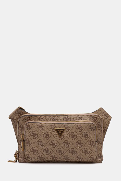 Guess borsetă MILANO culoarea verde, HMMILO P5214