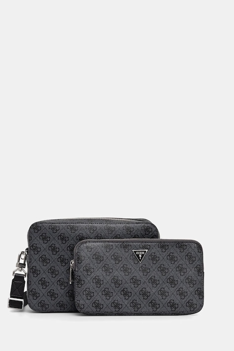 Guess borsetă MILANO culoarea gri, HMMILO P5222