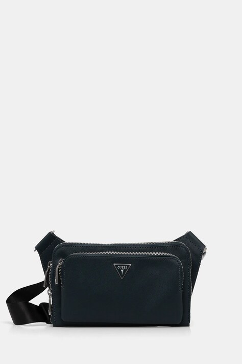 Guess borseta MILANO culoarea negru, HMMISA P5214