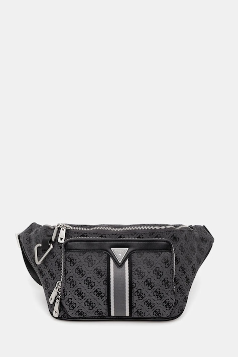 Сумка на пояс Guess MILANO чоловіча колір чорний HMMIST P5156