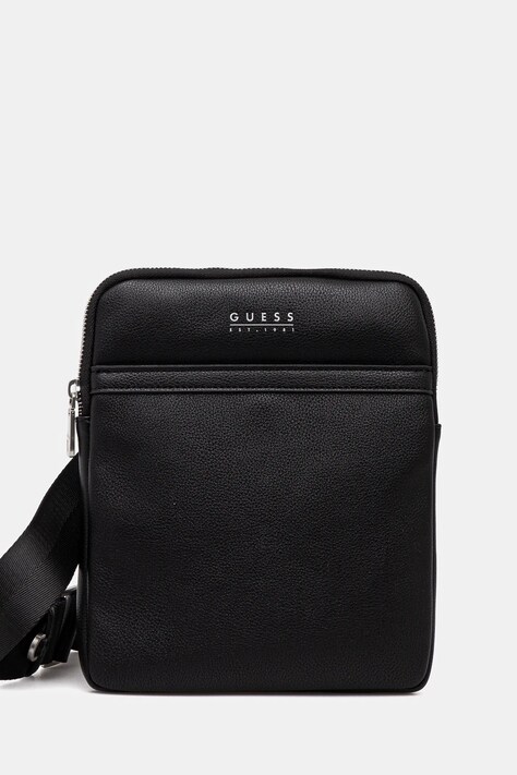 Guess borseta MILANO culoarea negru, HMMITU P5223