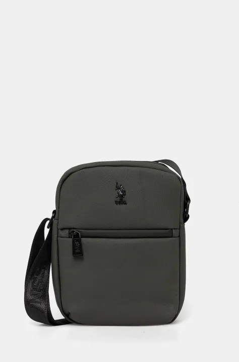 U.S. Polo Assn. saszetka Arrowhead męska kolor zielony BEUA38740MPO