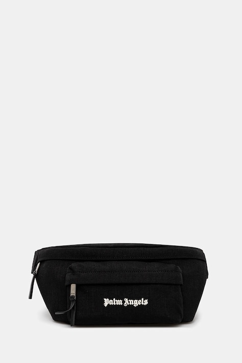 Ledvinka Palm Angels Cordura Classic Logo černá barva, PMNO009C99FAB0011001