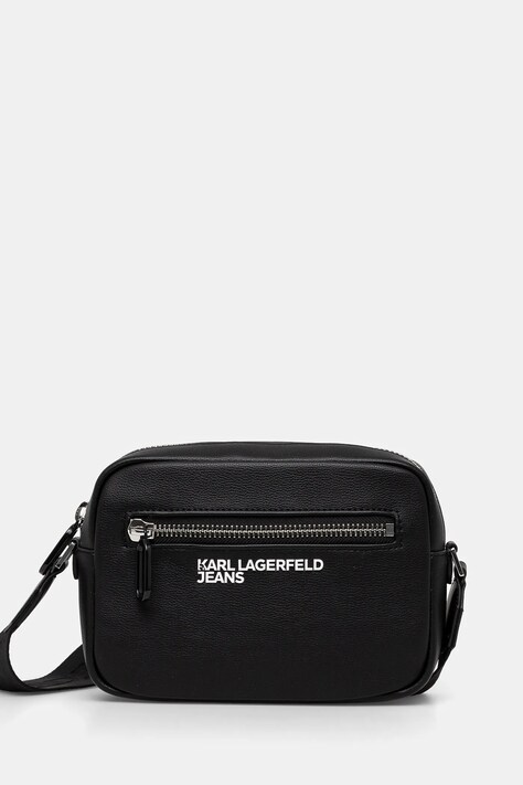 Karl Lagerfeld Jeans borsetă culoarea negru, A1M30304