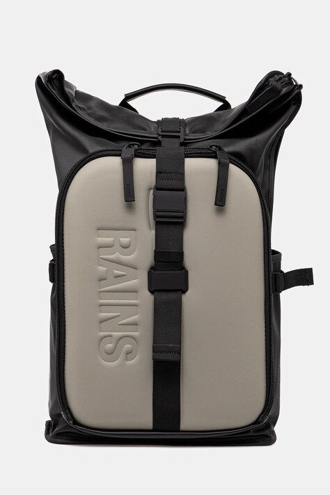 Rains rucsac Texel Moulded Backpack W3 culoarea negru, mare, uni, 13430