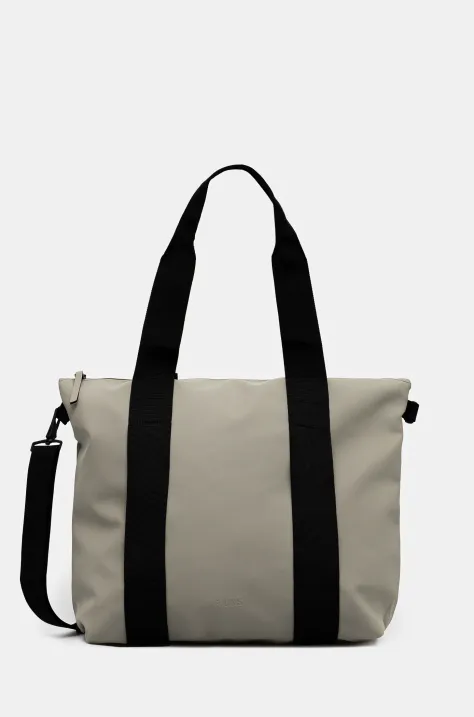 Rains torba Tote Bag Mini W3 kolor zielony 14160