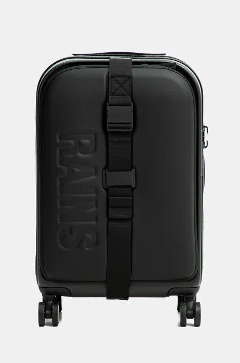Βαλίτσα Rains Texel Cabin Trolley W3 χρώμα: μαύρο, 14190