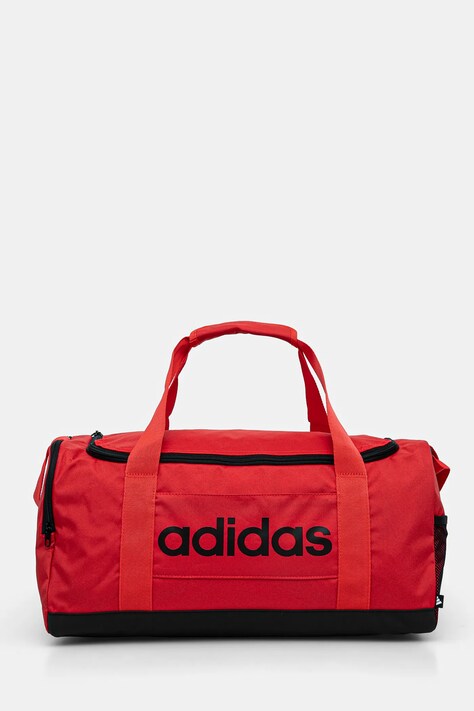 Taška adidas Linear Duffel červená barva, IN6113