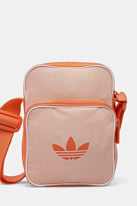 adidas Originals borseta Adicolor culoarea portocaliu, JD5546
