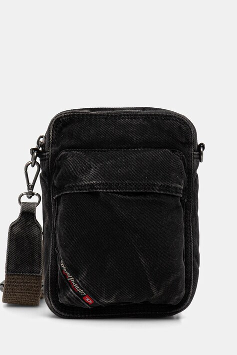 Diesel geantă de blugi MULTI-PKTS MULTI-PKTS CROSSBOD culoarea negru, X10245.P4485