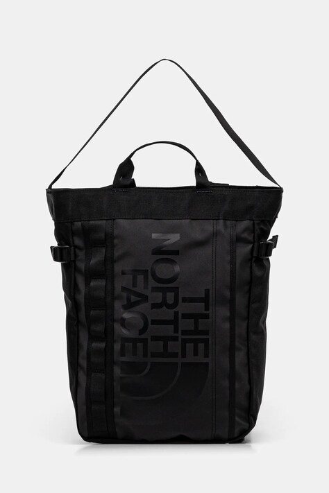 The North Face rucsac Base Camp Tote Pack culoarea negru, mare, cu imprimeu, NF0A8BK7KX71