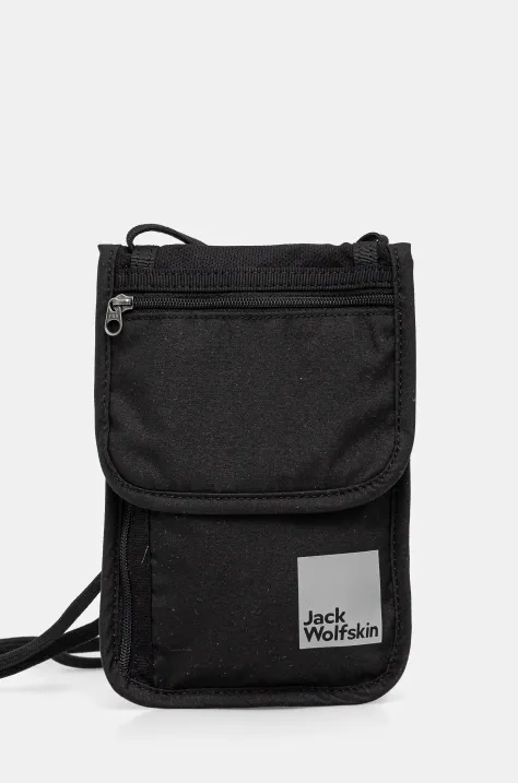 Jack Wolfskin borseta culoarea negru, 8006752