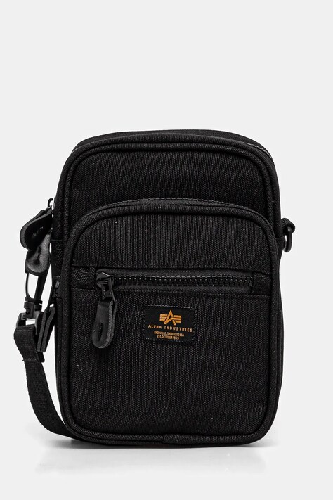 Ledvinka Alpha Industries Label Messenger Bag S černá barva, 156941