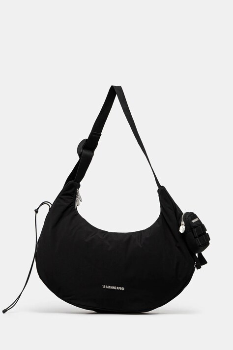 Τσάντα A Bathing Ape Crossbody χρώμα: μαύρο, 1K80189306