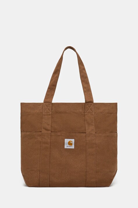 Carhartt WIP geantă Parker Tote Bag culoarea maro, I034595