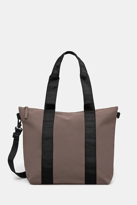Taška Rains Tote Bag Mini W3 hnedá farba, 14160.110