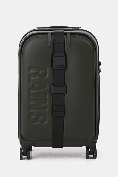 Rains suitcase Texel Cabin Trolley W3 green color 14190.03