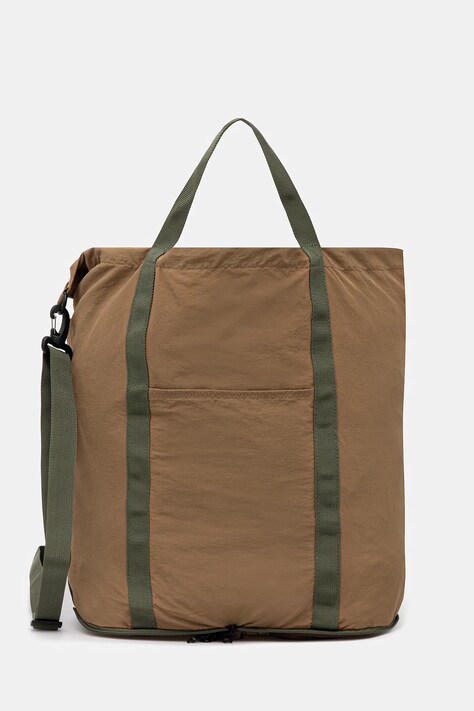 Taška Gramicci Nylon Packable Explorer Tote hnedá farba, G5SA.061