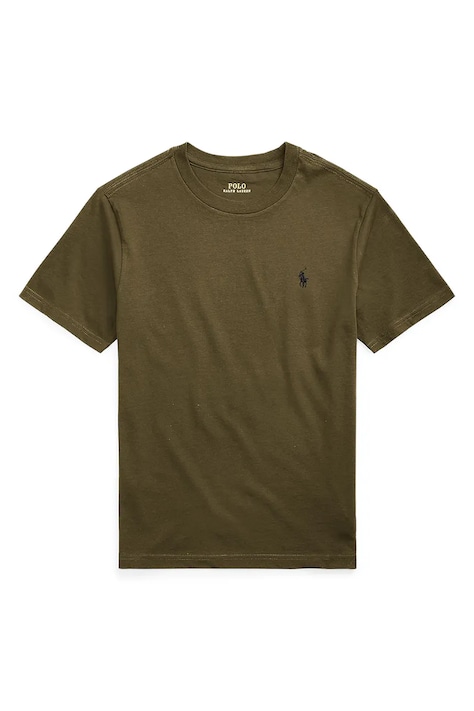 Παιδικό βαμβακερό μπλουζάκι Polo Ralph Lauren χρώμα: πράσινο, 323832904175