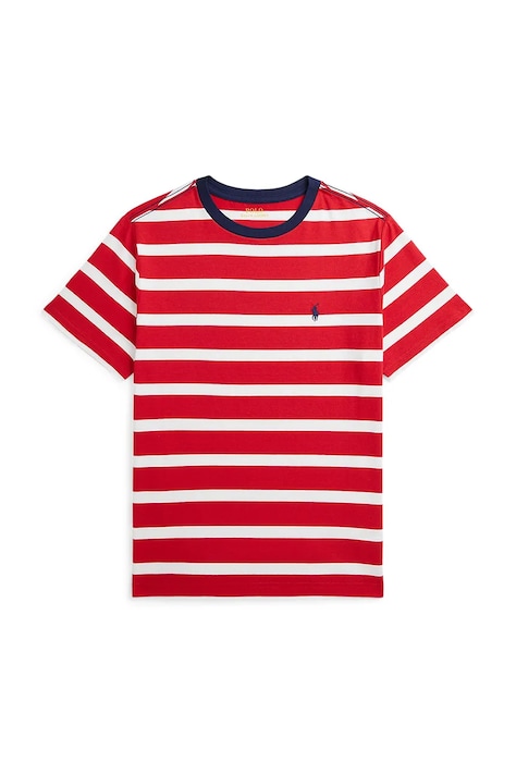 Polo Ralph Lauren gyerek pamut póló piros, mintás, 323958170001