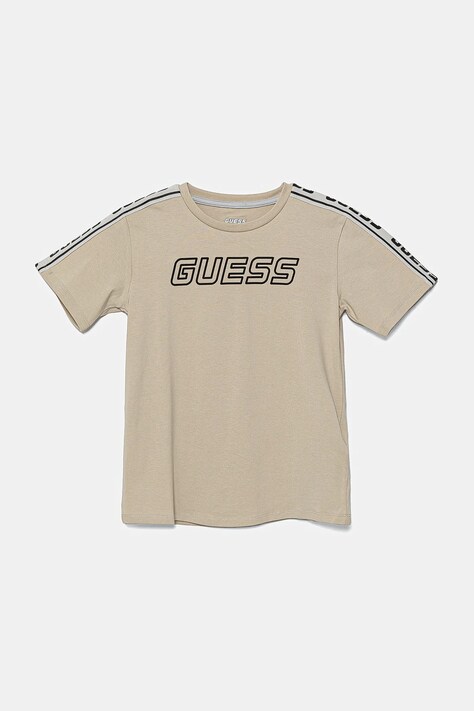 Дитяча футболка Guess колір зелений з аплікацією L4YI50 J1314