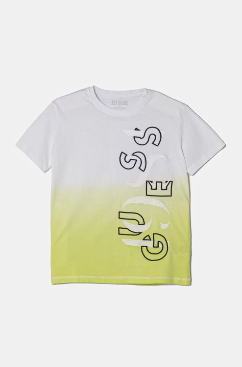 Guess t-shirt in cotone per bambini colore bianco L5RI20 K8HM4