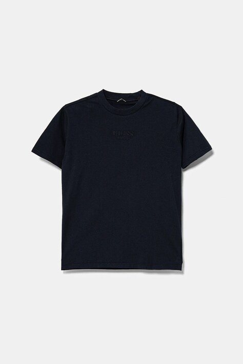 Guess tricou de bumbac pentru copii culoarea bleumarin, cu imprimeu, L5RI36 K8HM4