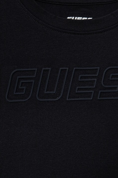 Дитяча футболка Guess — SS25-TSB02E, темно-синій — фото 3