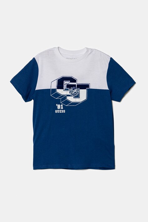 Guess tricou de bumbac pentru copii cu imprimeu, N5RI10 K8HM4